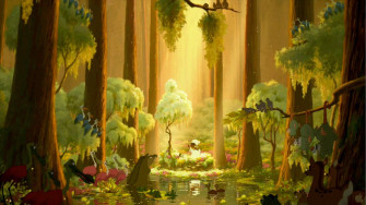 Princess And The Frog Background Art Wallpaper