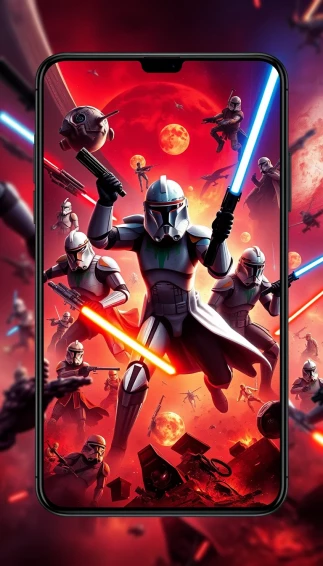 Clone Wars Phone Wallpaper