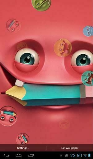 Funny Faces Live Wallpaper App For Android