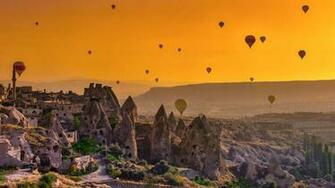 Sunrise In Cappadocia Turkey Wallpaper