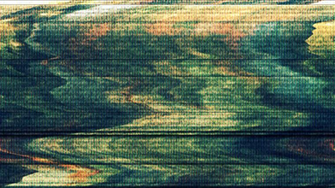 Broken Tv Television Screen With Interference Abstract Technology