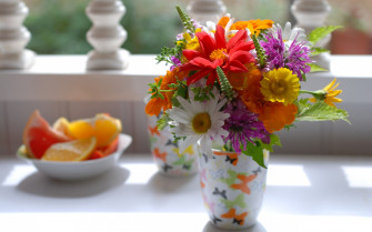 Colorful Flowers Bouquet Wallpaper