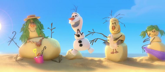 Monde Animation Olaf The Snowman From Frozen In A New Disney
