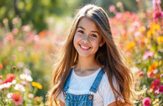 Cute Teen Girl Wallpaper
