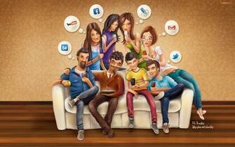 Social Media Wallpaper HD