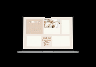 Desktop Wallpaper Calendar And Folder Icons Neutral Aesthetic