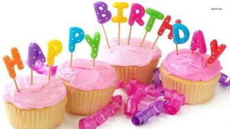 Happy BirtHDay Cupcakes Wallpaper Holiday