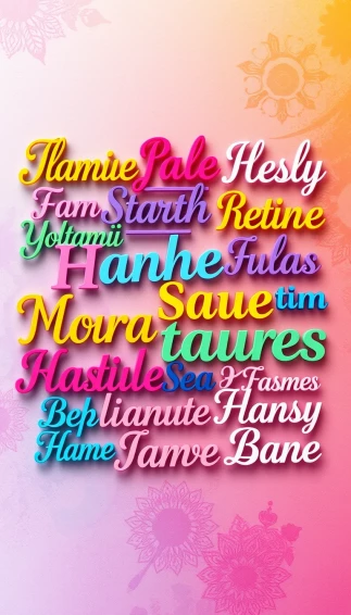 Names Wallpaper