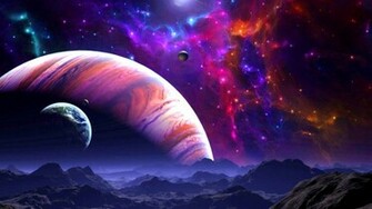 Stellar Space Art Wallpaper For