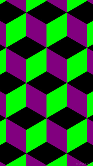 Neon Green And Purple Wallpaper