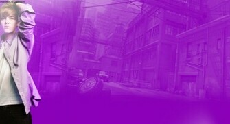 Justin Bieber Purple Theme Urban Background