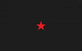 Red Star Wallpaper Minimalistic