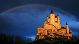 High Definition Wallpaper Rainbows And Lightnings HD