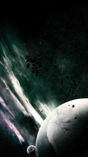 Wallpaper Planet Space Satellite Outer