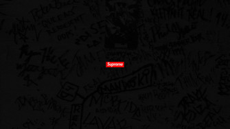 Gucci Supreme Computer Wallpaper Top