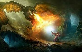 Alfa Img Showing Cool Background Of Fighting A Dragon