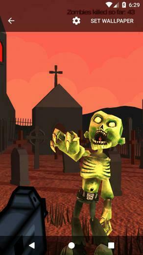 Zombie Invasion Interactive Live Wallpaper For Android