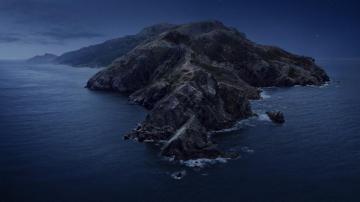 Wallpaper Macos Catalina Night Mountains Wwdc 5k Os