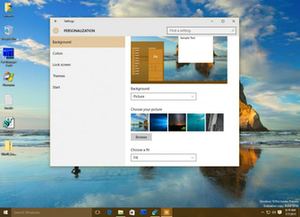 Windows Auto Color On The Taskbar Sample1