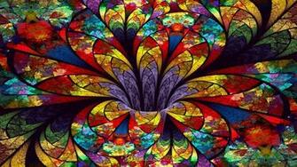 Abstract Flowers Fractals Fractal Wallpaper
