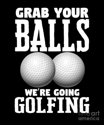 Funny Golf Club Ball Hole In One Golfer Gift Digital Art By Lukas