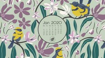 Jan Calendar Wallpaper Printable Planner