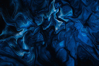 Dark And Blue Aesthetic Laptop Wallpaper