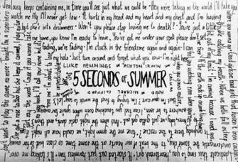 Seconds Of Summer Image Lyric Draw Wallpaper Photos