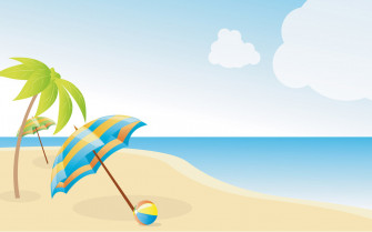 Summer Beach Wallpaper X Image At Clker Vector Clip