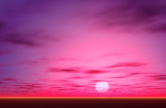 Pink And Purple Sky Background By Mikani Stock