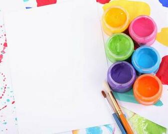 Wallpaper Paper Paint Brush Composition