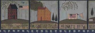 What Is Folk Art Wallpaper Border Inc