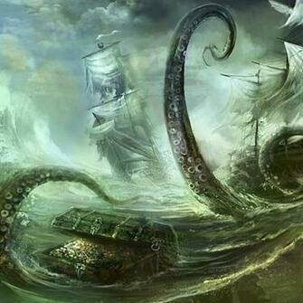 Giant Squid Ships Vehicles Wallpaper Vehiclehi HD