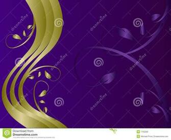Purple And Gold Background Design Image