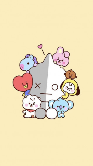 Cute Bt21 Wallpaper