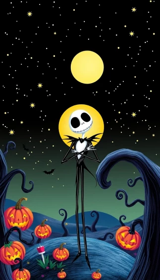 Nightmare Before Christmas Phone Wallpaper