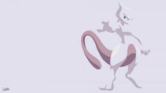 Mewtwo Minimalist Wallpaper By Artistwannab3