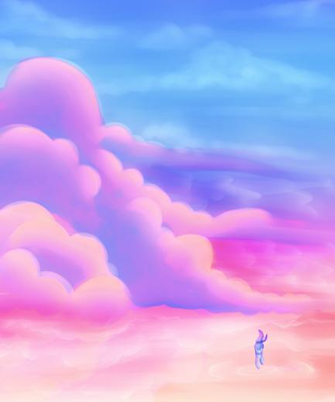 Displaying Image For Cotton Candy Background