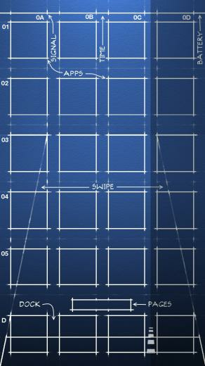iPhone Ios Blueprint Wallpaper By Nikolia982003 On