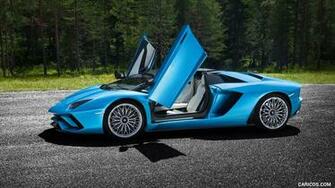 Lamborghini Aventador S Roadster Side HD Wallpaper