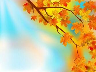 Fall Of Maple Leaf Elements Background Vector