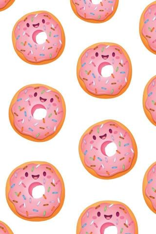 Donut Background On We Heart It Wallpaper