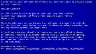 Blue Screen Of Death Wallpaper For Desktop Full HD