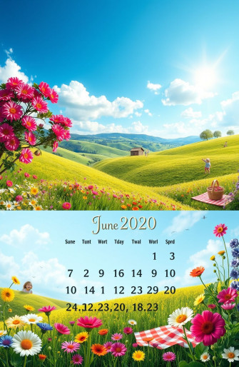 June Calendar Wallpaper