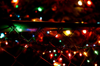 Christmas Lights Background Wallpaper