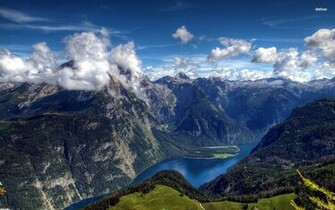Of The Bavarian Alps Lake Konigsee Germany Wallpaper