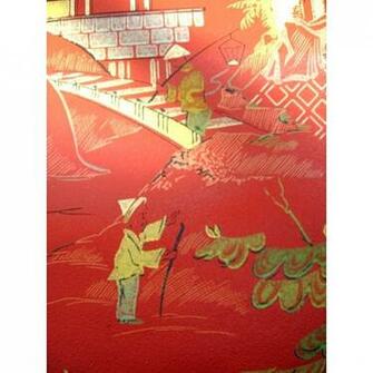 Vintage Retro Wallpaper The Galaxy Antique Chinese Printed