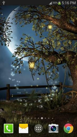 Description Fireflies Live Wallpaper Pro