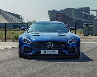 Wallpaper Mercedes Benz Amg Gt Blue Front