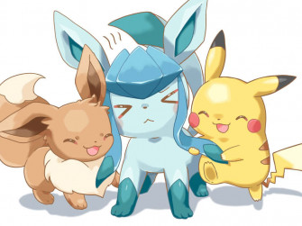 Cute Pikachu And Eevee Wallpaper